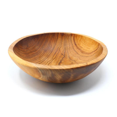 Rustic Olive Wood Bowl, 10 inch