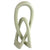 Soapstone Eternal Love Knot Sculpture - 10-inch - Natural Stone