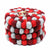 Felt Ball Coasters: 4-pack, Chakra Reds