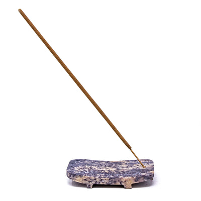 Carved Soapstone Incense Holder with Om Stick Incense