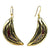 Brass and Copper Slice Earrings