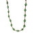 Handcrafted Clay Bead Short Necklace from Haitian Artisans, Green