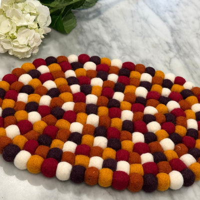 Felt Casserole Trivet, Harvest