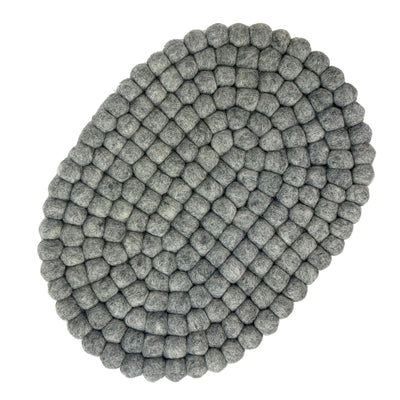 Felt Casserole Trivet, Heather grey