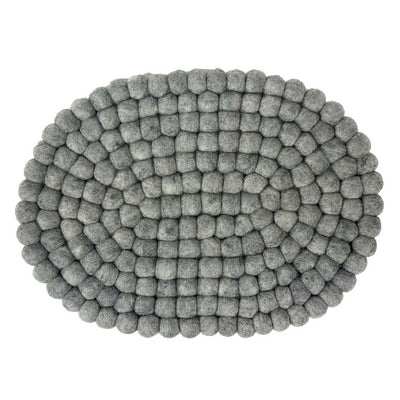 Felt Casserole Trivet, Heather grey
