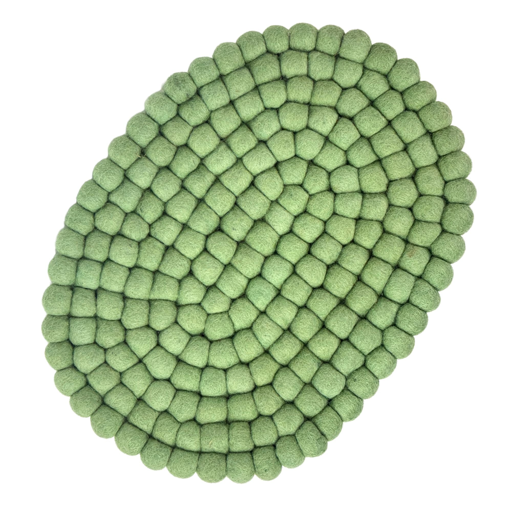 Global Crafts Felt Casserole Trivet, Classic Christmas – Handmade Eco-Friendly Felt Décor, Fair Trade, Sustainably Made by Artisans