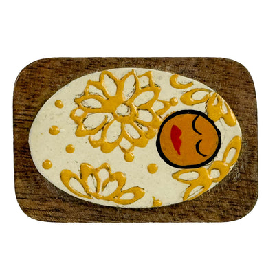 Handpainted Holy Family Mango Wood Nativity Set  (4 pieces)