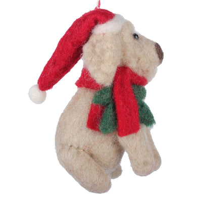 Labradoodle Felt Christmas Ornament