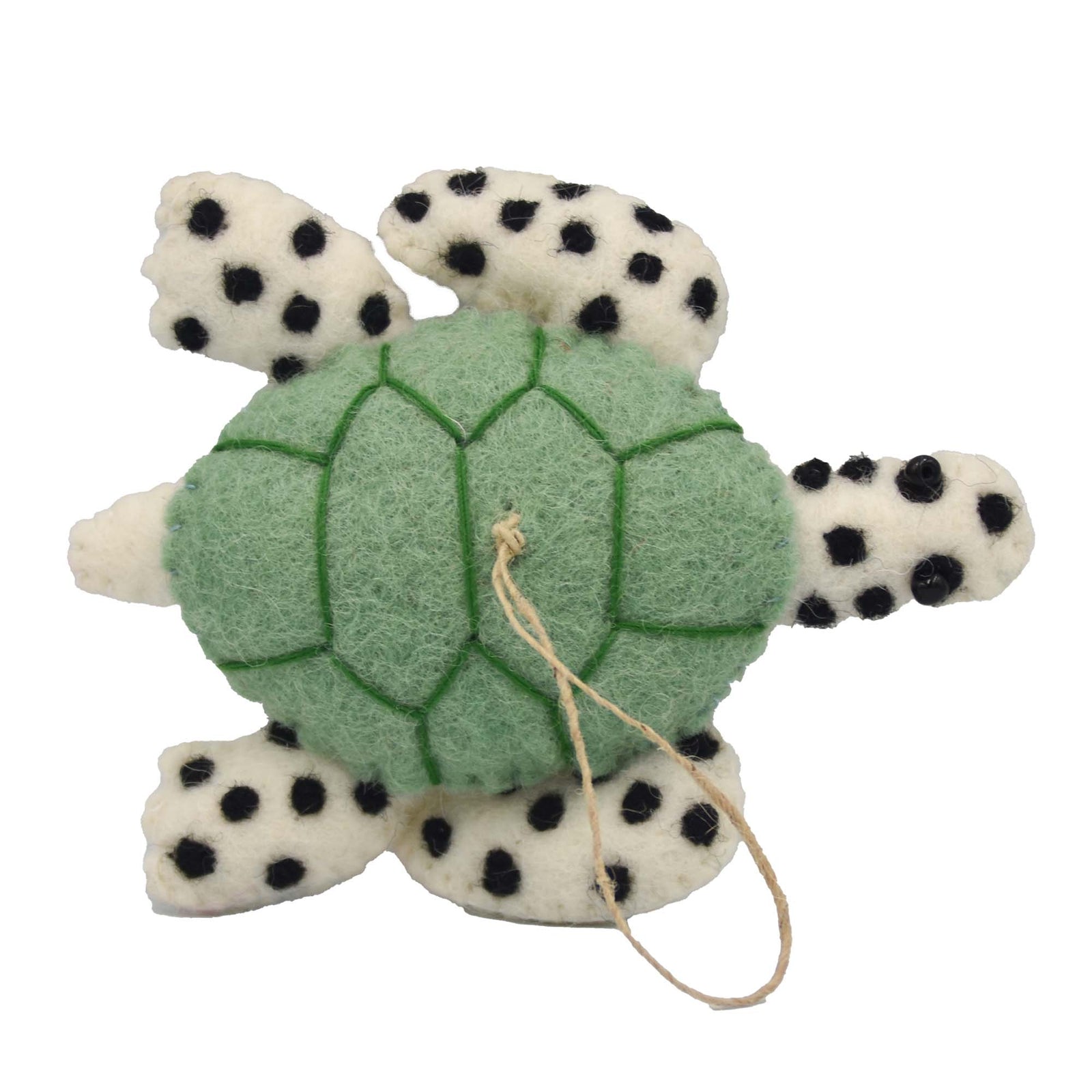 Spotty Tortoise Felt Christmas Ornament