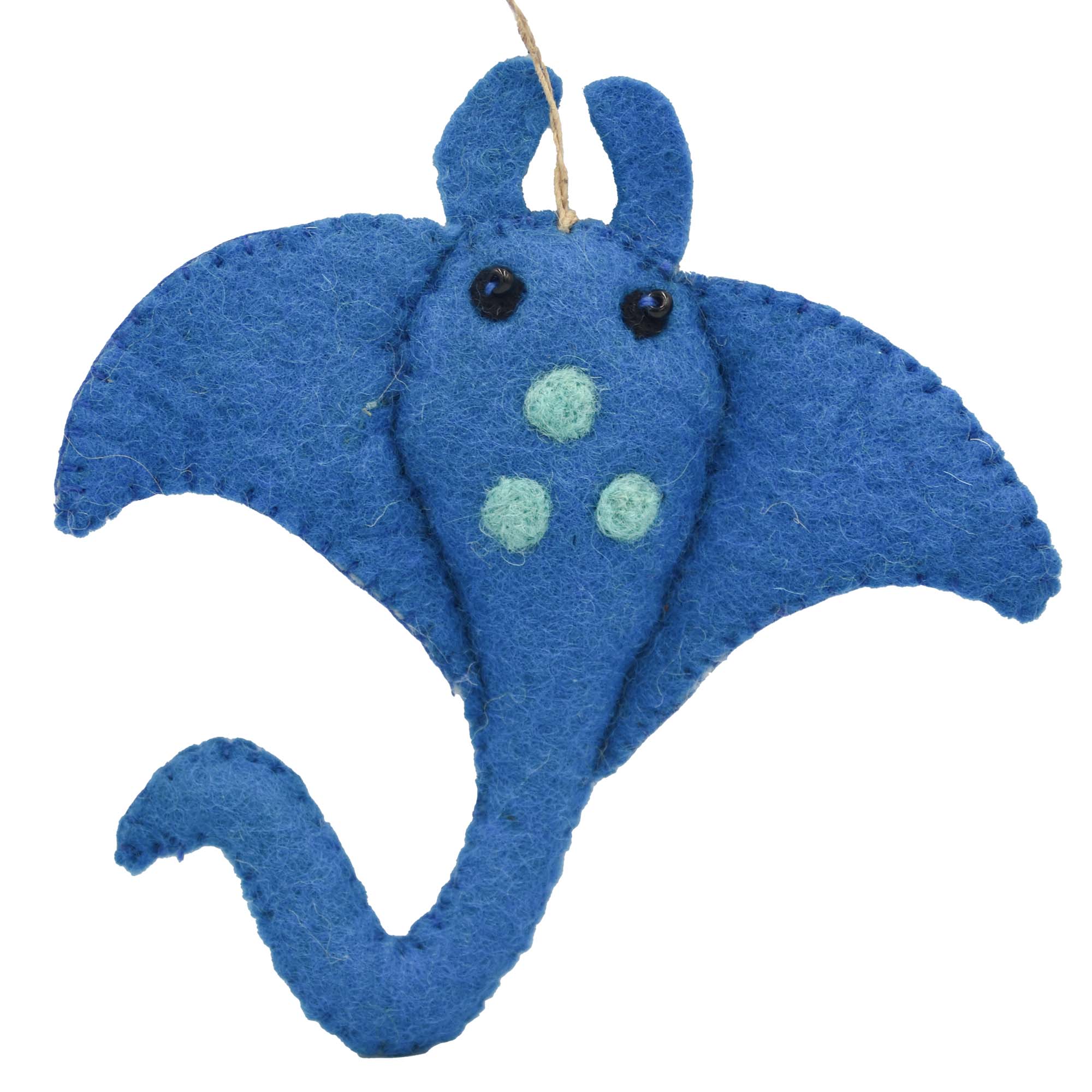 Sting Ray Felt Christmas Ornament