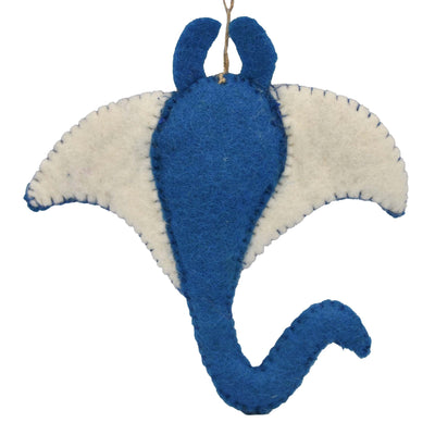 Sting Ray Felt Christmas Ornament