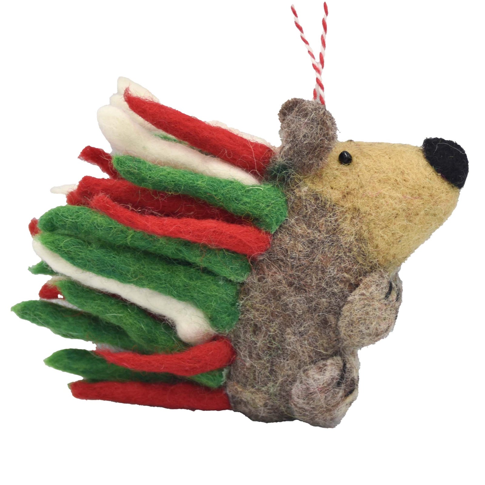Christmas Hedgehog Felt Christmas Ornament