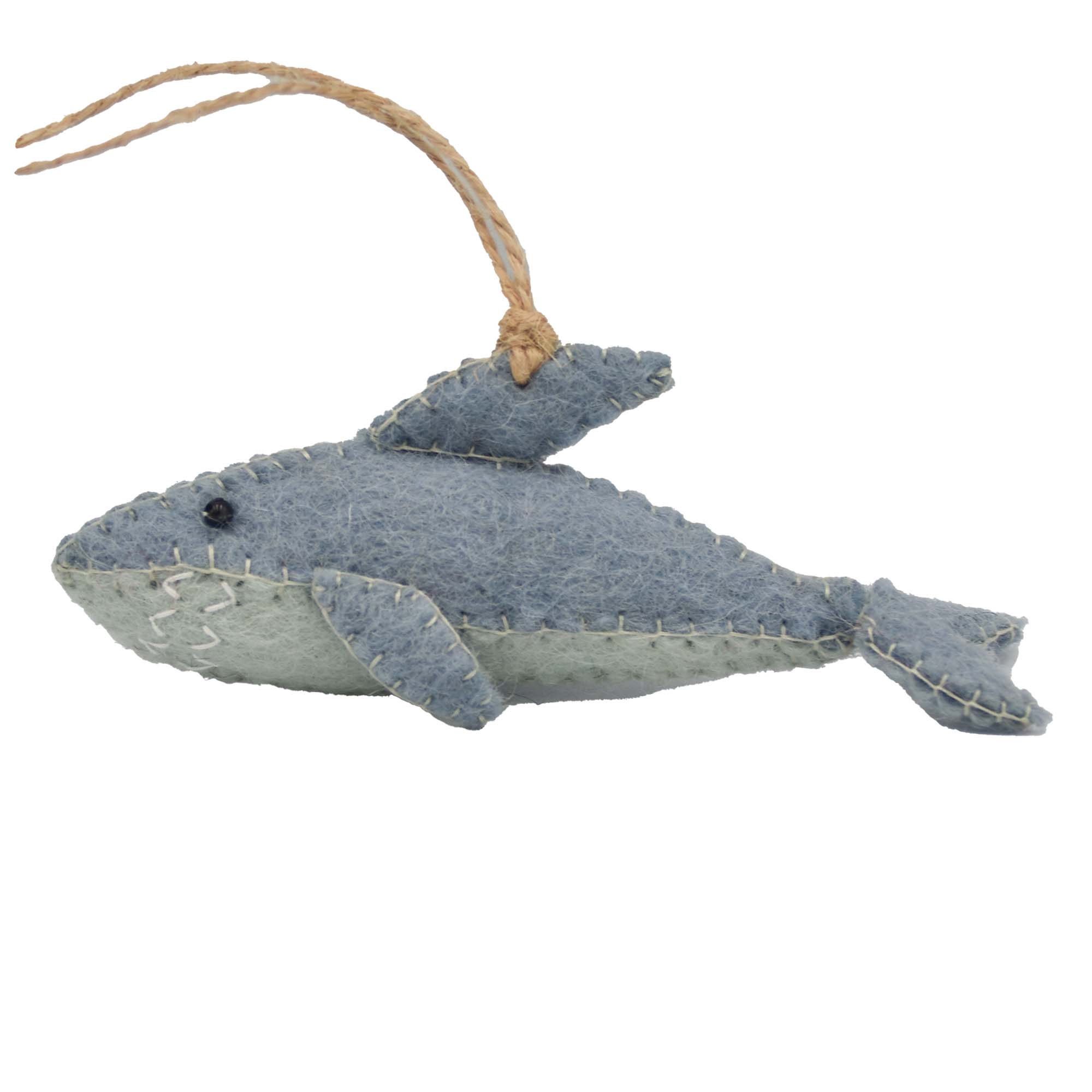 Shark Felt Christmas Ornament