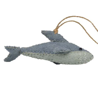Shark Felt Christmas Ornament