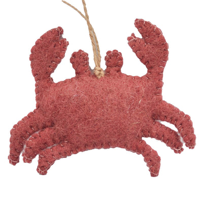 Crab Ornament Felt  Christmas Ornament