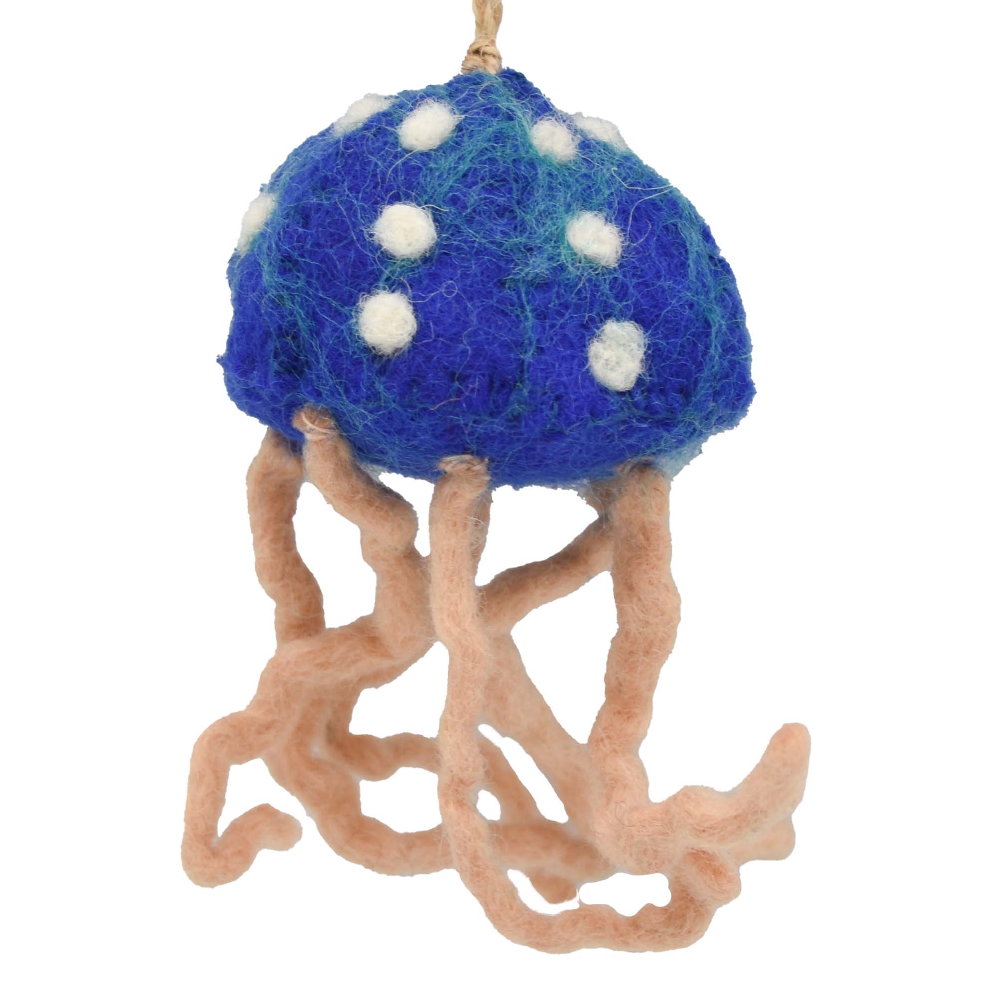 Jellyfish Felt Christmas Ornament