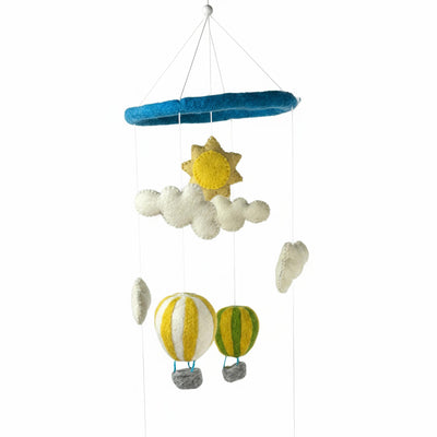 Hot Air Balloon Nursery Mobile, Blue