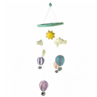 Hot Air Balloon Nursery Mobile, Lavendar