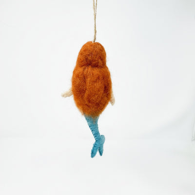 Mermaid Felt Christmas Ornament