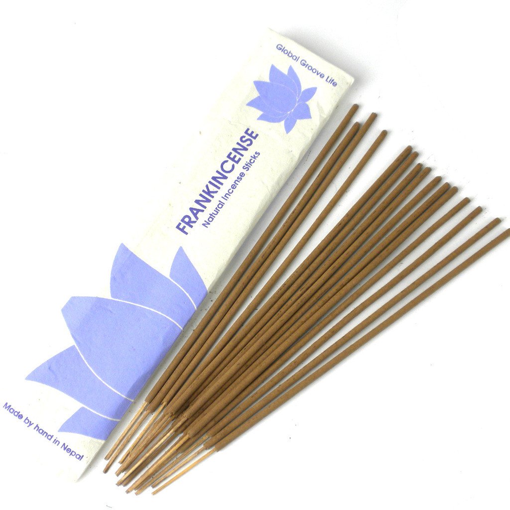 Frankincense Natural Aromatic Incense Sticks – 100 Count (10 Packs of 10)
