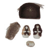 Handcrafted Felt Nativity Set with Barn from Nepal