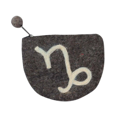 Zodiac Felt Pouch, CAPRICORN
