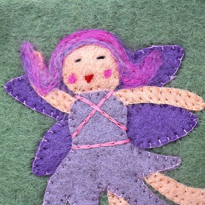 Starlight Fairy Felt Zipper Pouch