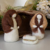 Handcrafted Felt Nativity Set with Barn from Nepal