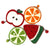 Felt Fruit Shaped Coin purses