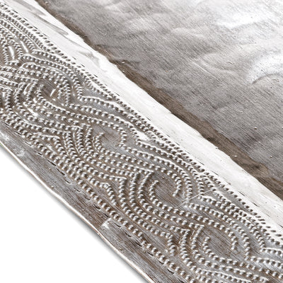 Swirl Pattern Haitian Steel Drum Decorative Tray
