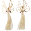 Set of 2 9in Sisal Angel Ornaments - Musical