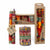 Hand painted candles from South Africa in various shapes and in gift boxes.