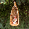 Banana Fiber Holy Family Nativity Christmas Ornament