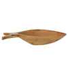 Fish Design Nested Olive Wood Serving Bowls, Set of 3