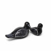 Soapstone Black Birds - Set of Two