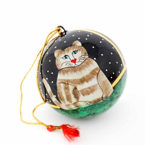 Handpainted Ornament Cat