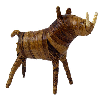 Cute Banana Fiber Warthog Sculpture