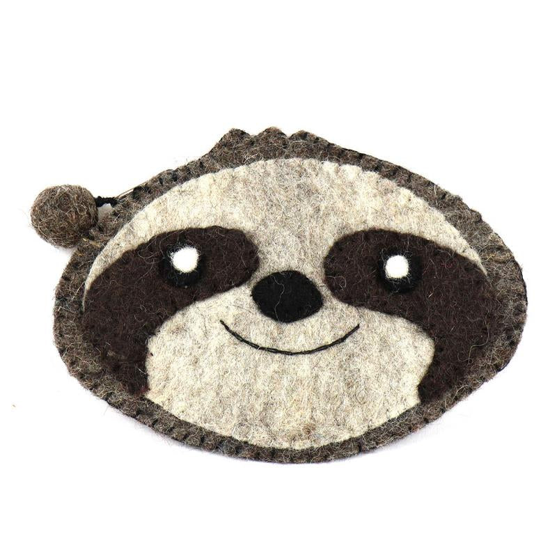 Sloth Felt Coin Purse