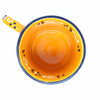 Mexican Pottery Flared Coffee Mugs, Mango
