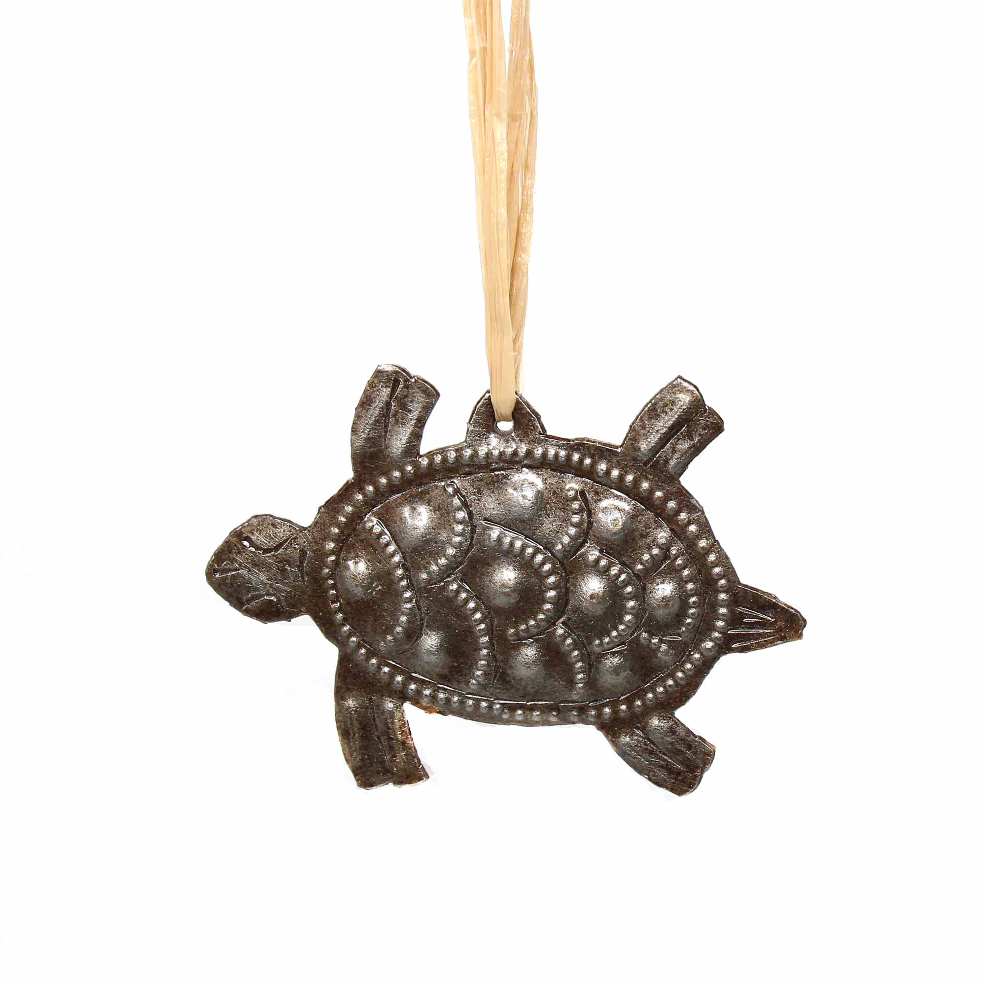 Turtle Nautical Haitian Steel Drum Christmas Ornament