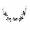 Alpaca Silver Abalone Butterflies Bracelet