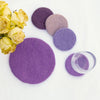 Handcrafted Felt Macaroon Trivet & Coaster Gift Set in Lilac Dusk