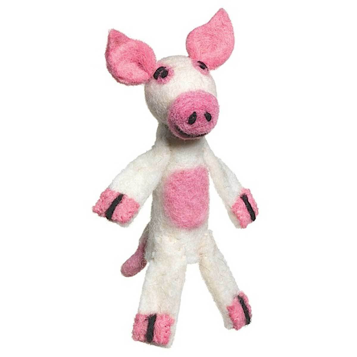 Woolie Finger Puppet - Pig  (T)