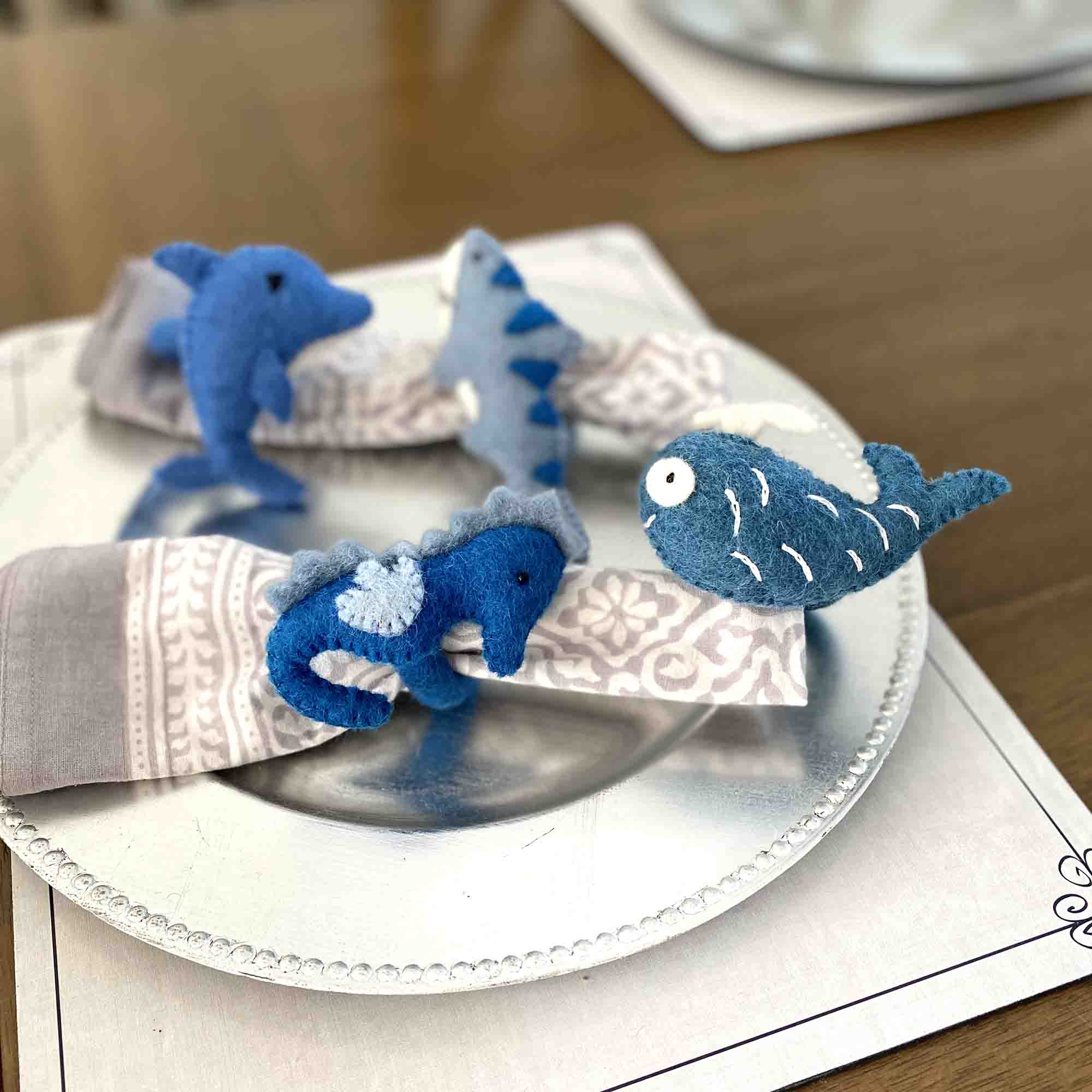 Seahorse napkin best sale rings