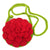 Rose Felt Purse Red