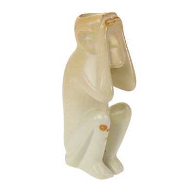Soapstone Monkey See, Do, Hear Candle Holder Statues