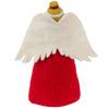 Handcrafted Felt Angel Tree Topper/Tabletop Decor, Red