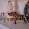 Large Banana Fiber Rhinoceros Safari Animal Sculpture