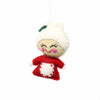 Santa Claus & Mrs. Claus Felt Ornament, Set of 2