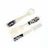 Batik Bone Appetizer Set of 3 (Spoon, Fork, Spreader)